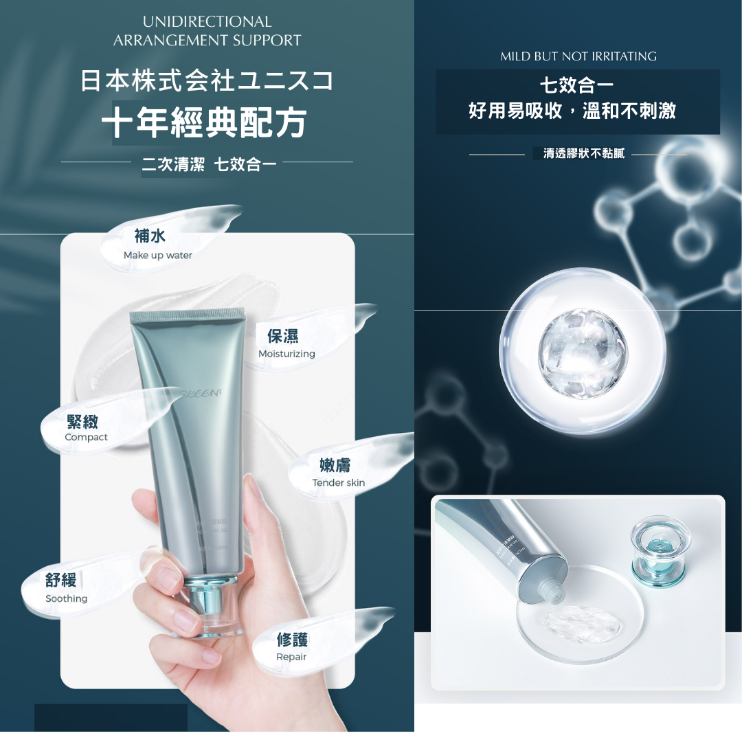 日本SKEEN護理皮膚凝膠，多功能機用儀器，可與各種類美容儀器使用